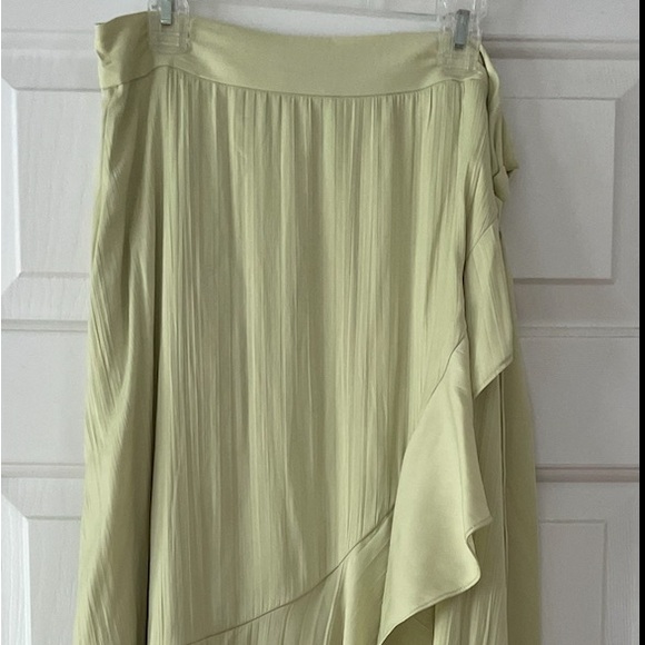 Anthropologie Maeve Ruffled Wrap Maxi Skirt - Picture 2 of 4